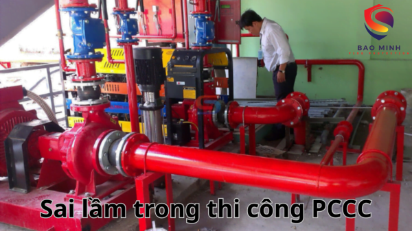 Sai lầm trong thi công PCCC