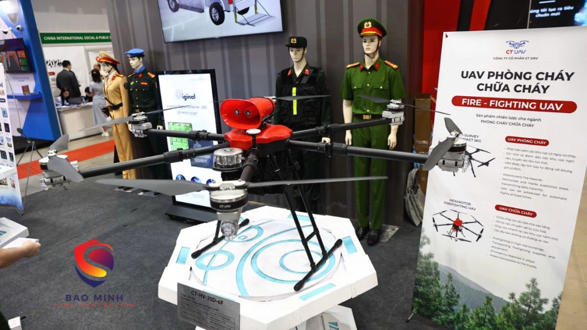 UAV sáu cánh quạt do CT Group chế tạo
