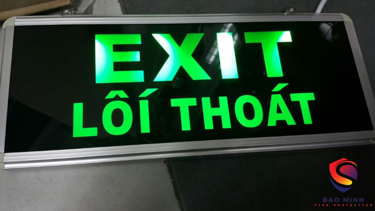 Biển báo EXIT/ PCCC nhà trọ