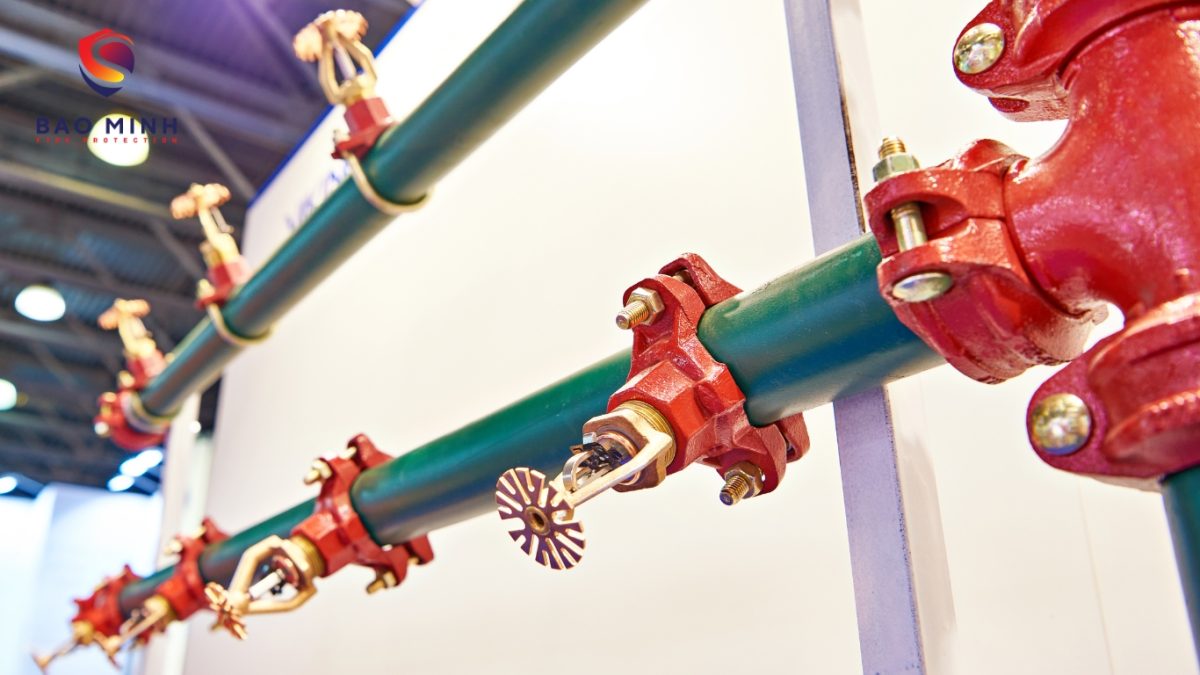 Tiêu chuẩn lắp đặt đầu phun sprinkler