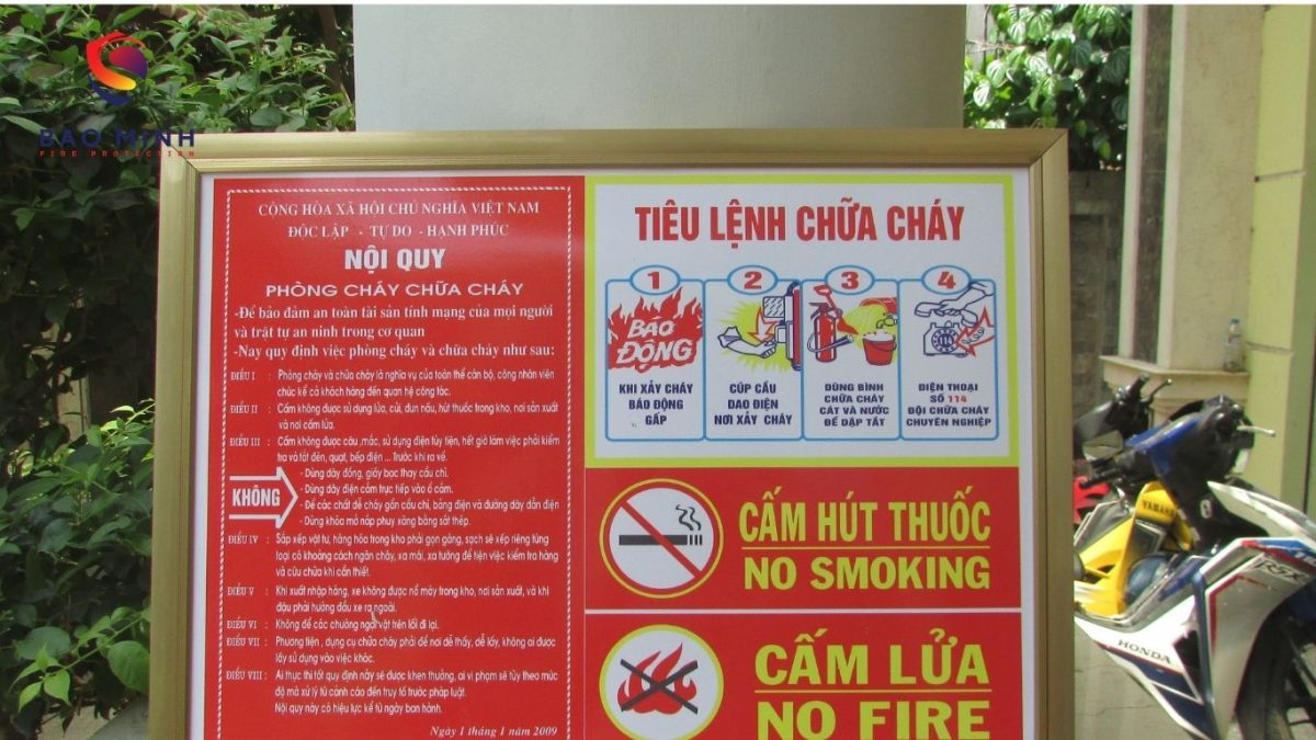 tiêu lệnh chữa cháy là gì