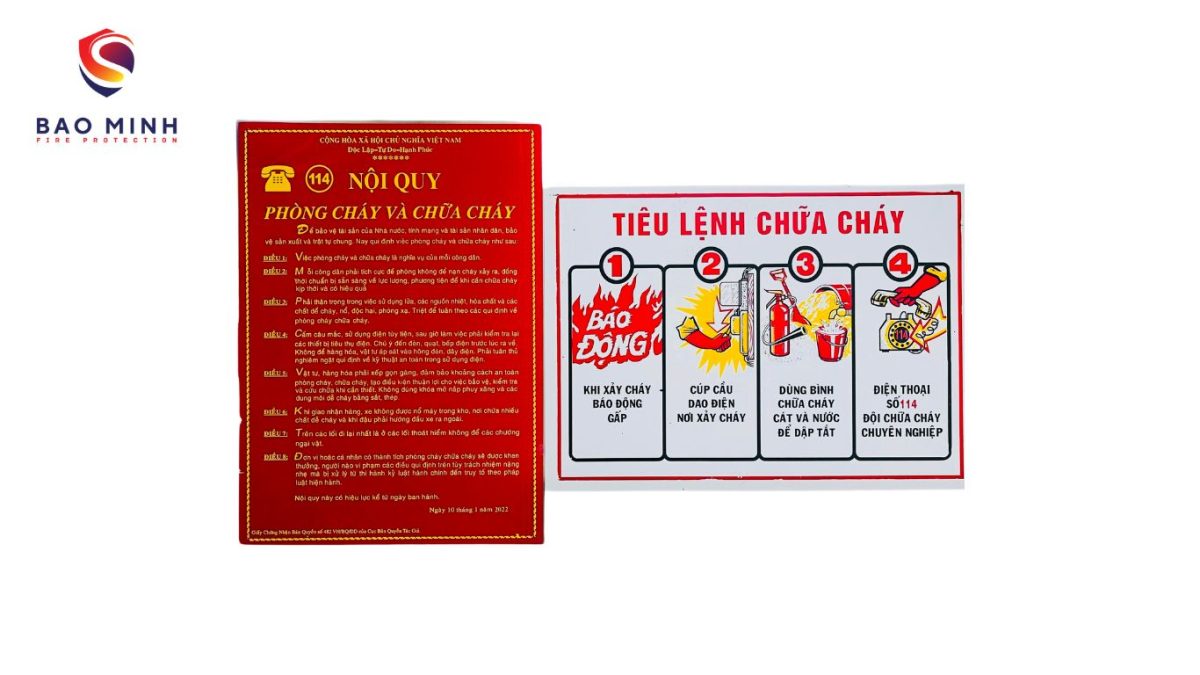 tiêu lệnh chữa cháy là gì